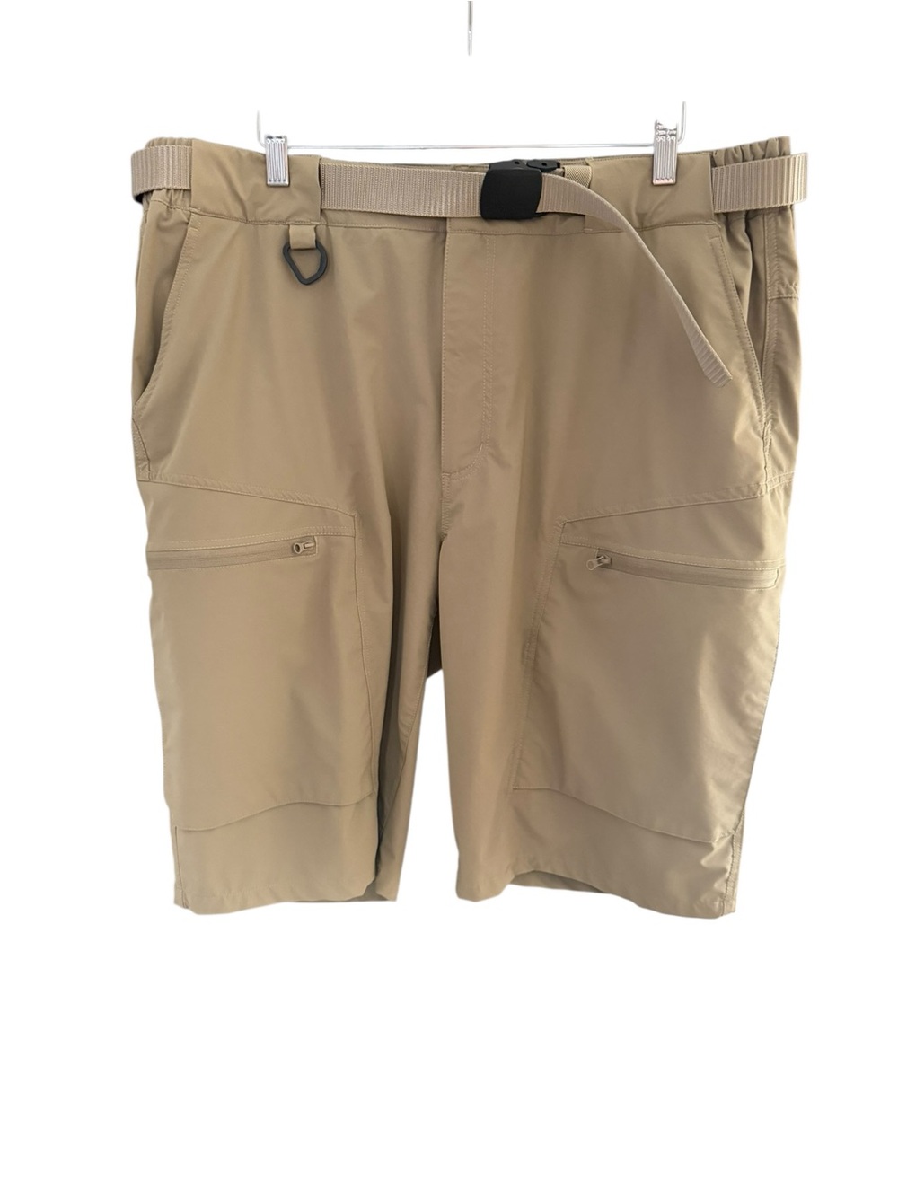 FREE SOLDIER Cargo Shorts Men’s 38 Khaki Belted